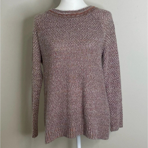 HINGE Sweater Womens Faux Wrap V-Neck Back Long Sleeve Lightweight Cozy … - Picture 2 of 9